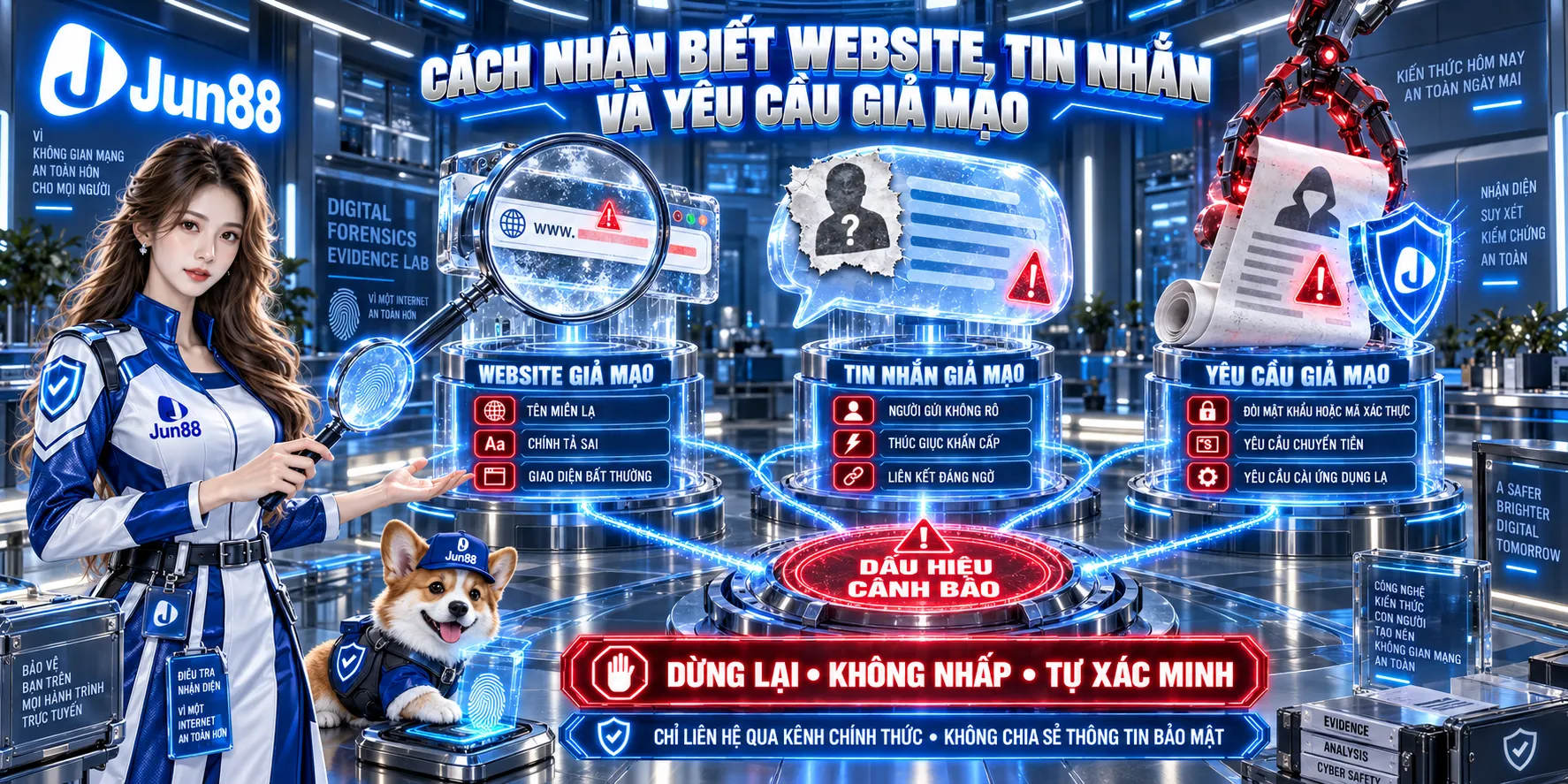 Cách nhận biết website, tin nhắn và yêu cầu giả mạo