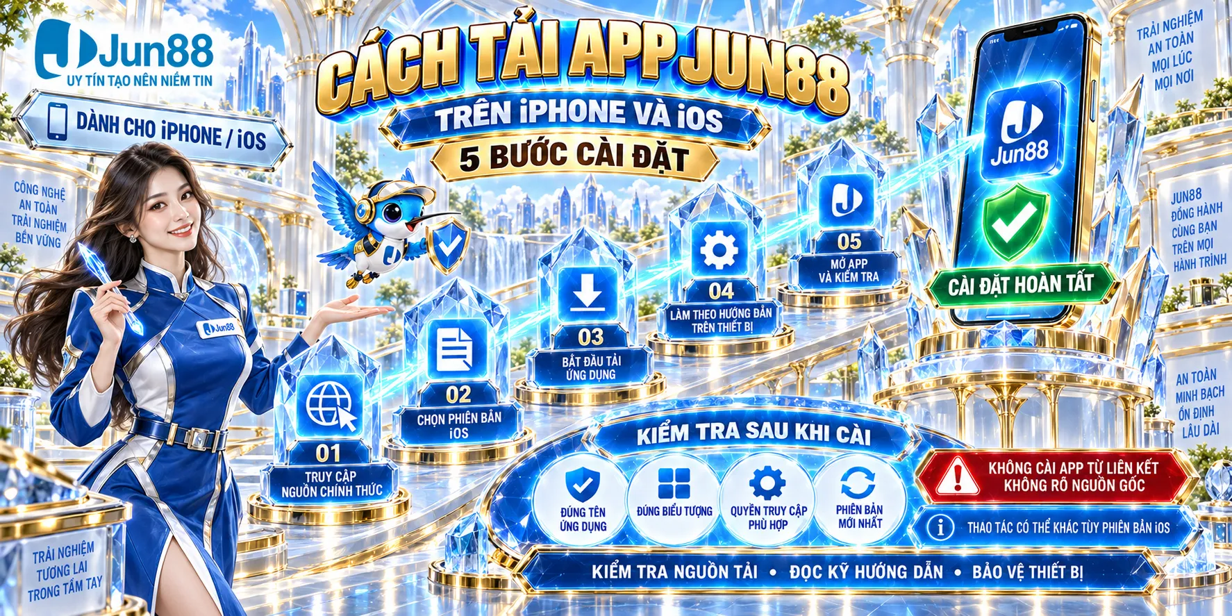 Cách Tải App JUN88 Trên iPhone Và iOS