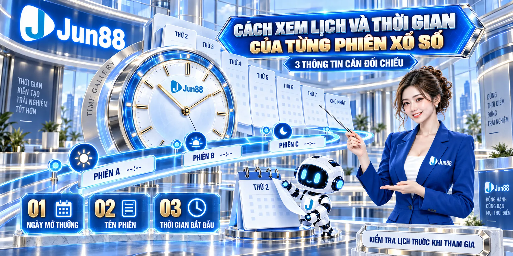 Cách xem lịch và thời gian của từng phiên xổ số