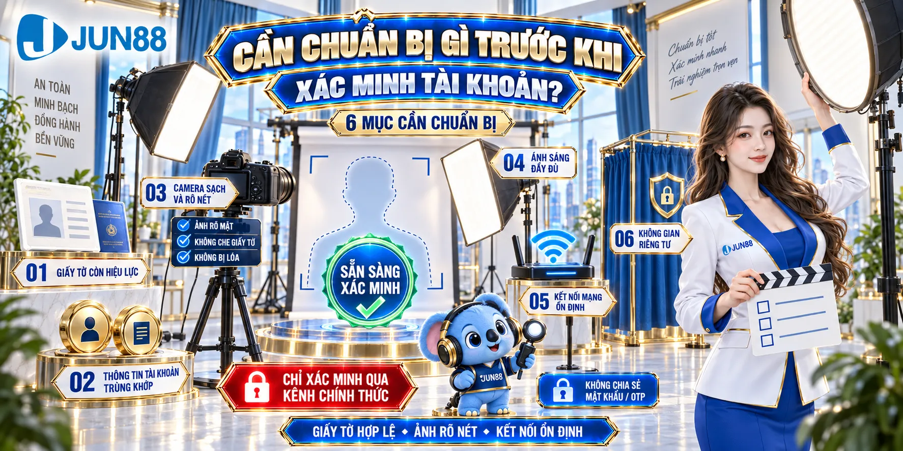 Cần Chuẩn Bị Gì Trước Khi Xác Minh Tài Khoản?