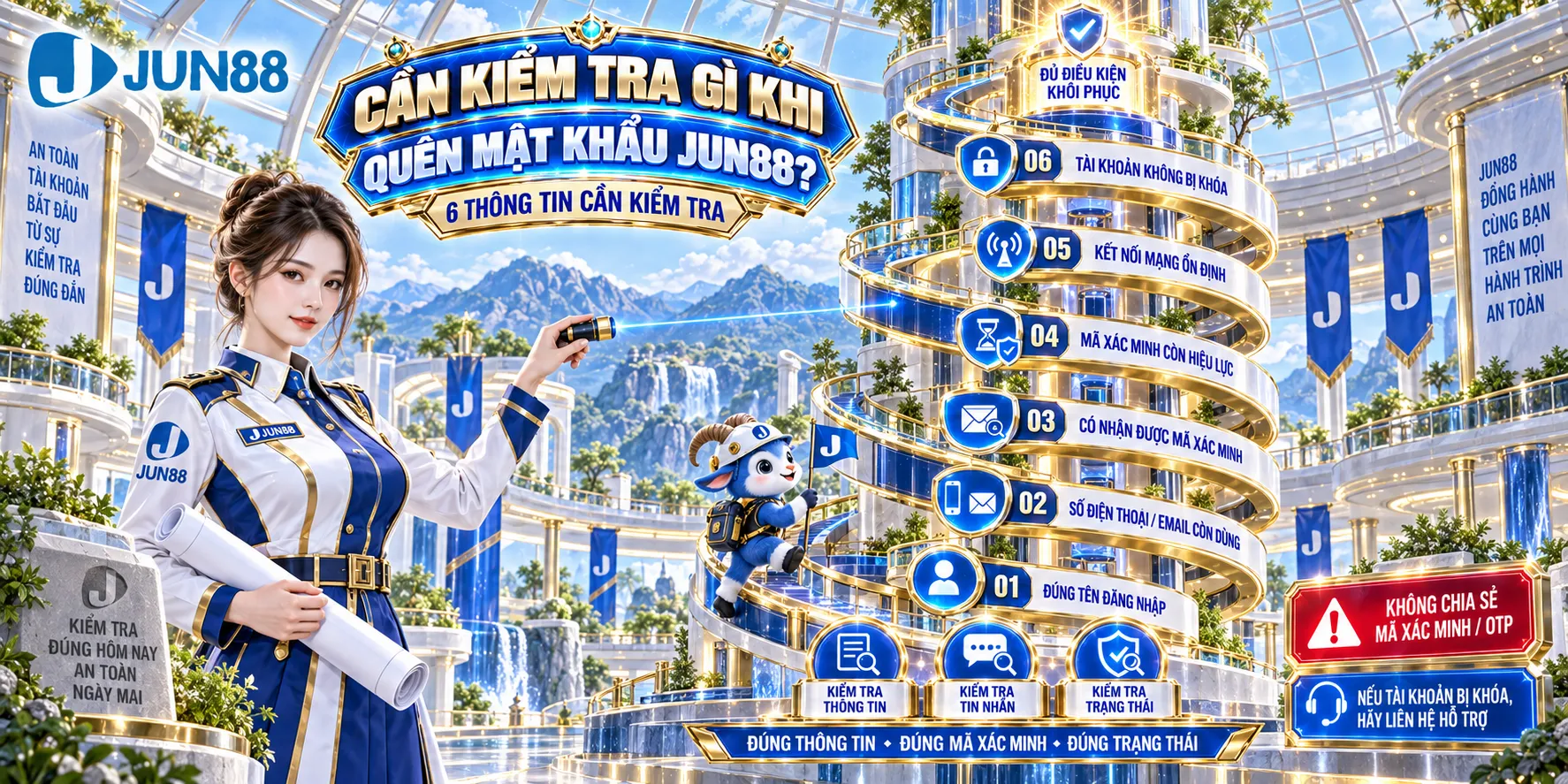 Cần kiểm tra gì khi quên mật khẩu JUN88?