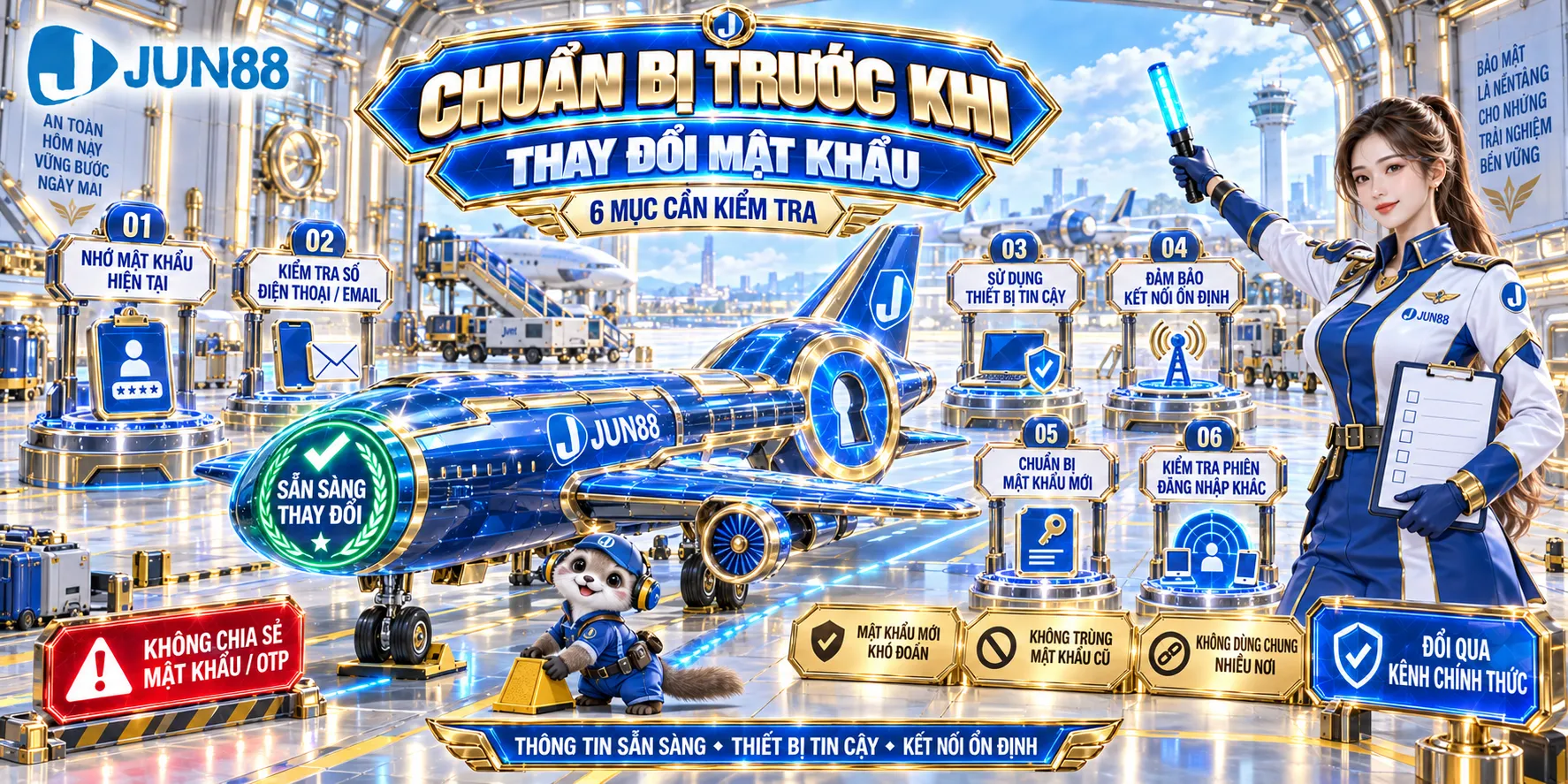 Chuẩn Bị Trước Khi Thay Đổi Mật Khẩu