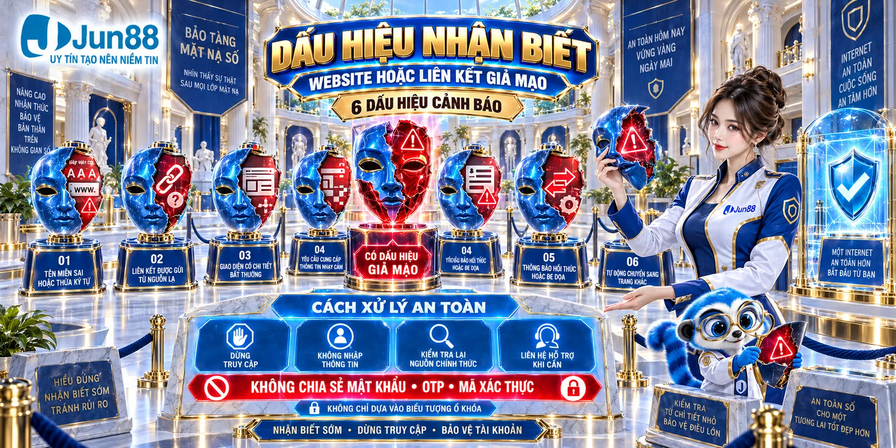 Dấu hiệu nhận biết website hoặc liên kết giả mạo