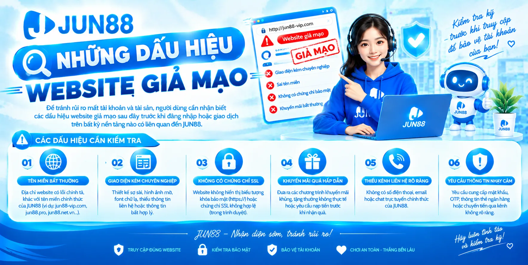 Những dấu hiệu website giả mạo cần kiểm tra