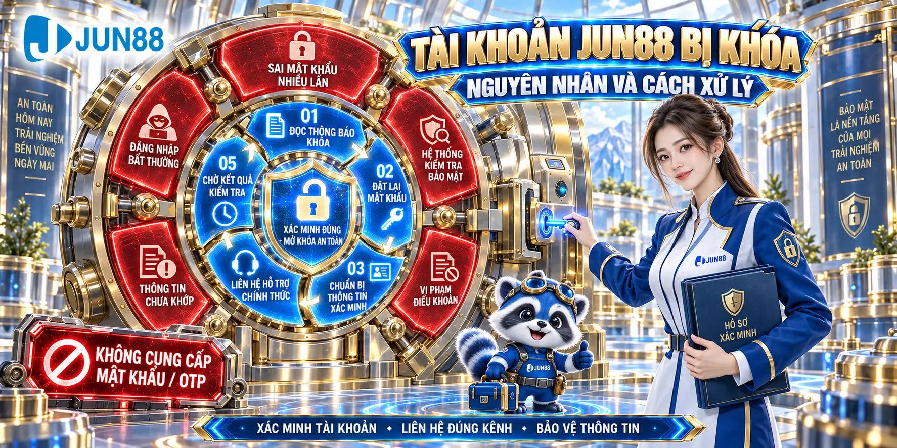 Tài Khoản JUN88 Bị Khóa