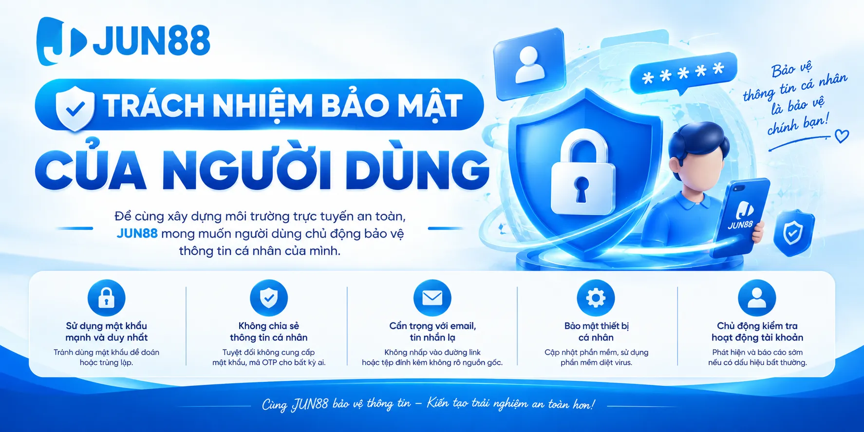 Trách nhiệm bảo mật của người dùng